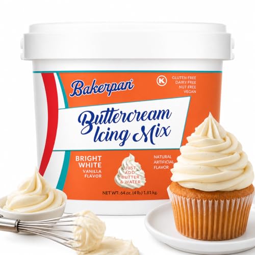 Bakerpan Buttercream Frosting Mix for Cake Decorating - 4 lb...