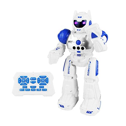 Boley Remote Controlled Robot for Kids - Gesture Control with RC Infrared Controller Intelligent Programmable Toys, Dancing, Singing, Talking Robot Friend Kids
