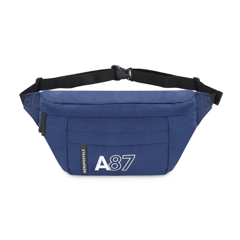Image of Aeropostale Oliver Unisex Waist Pouch Bags & Cases - Navy