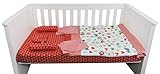 U-GROW Soft and Comfortable New Born Baby Bedding Set/Crib Set with Bed Sheet,Duvet Cover,U-Pillow,Two Boosters,Two Bed Protector Sheet(0-3 Years)(Perfect Gift for New Born Baby)