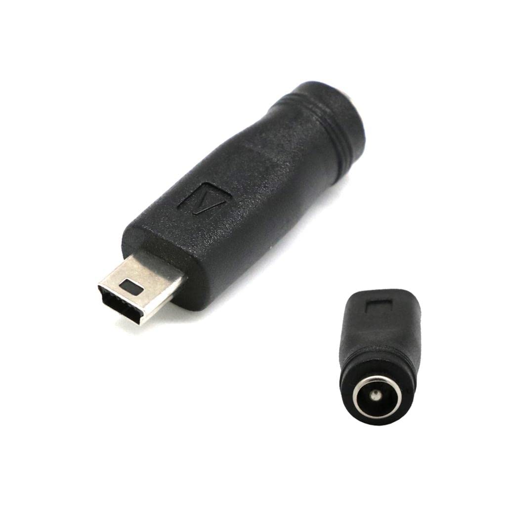 LOOM TREE® 5.5Mm X 2.1Mm Dc Power Supply Female to Mini USB Male Charge Converter Adapter for Cellphone, Tablet, Laptop-image-17