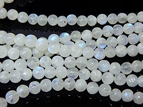 Pierre de lune bleue perles naturelles haut de gamme 6x5mm pour joaillerie fine