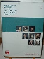 Biographical Memoirs Of Fellows Of The Royal Society Volume 57 2011 0854039163 Book Cover