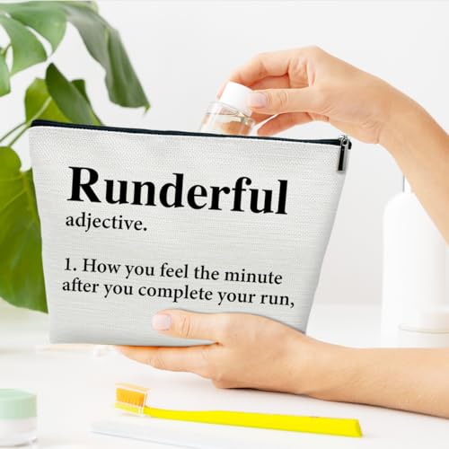 Running Gifts Makeup Bag, Gifts for Women, Marathon Runners, Sports Accessories and Stuff, Runderful Definition Cosmetic Bags for Purse4