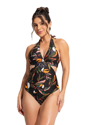 Maiô Engana Mamãe Decote Cavado Estampado MVB Modas