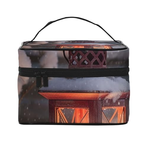 Organiseur de maquillage avec poignée et trousse voyage grande capacité
