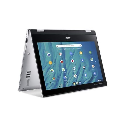2021 Acer Convertible 2-in-1 Chromebook-11.6" HD IPS Touchscreen, MediaTek Octa-core Processor Up to 2.0GHz, 4GB RAM, 32GB eMMC SSD, Bluetooth, Chrome OS (Renewed)