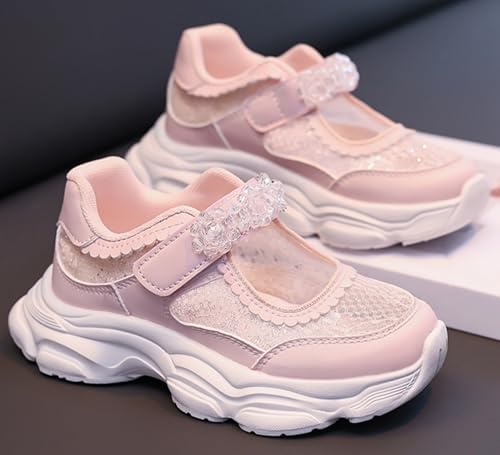 LLTMALL Girls' Summer Sports Sandals Sparkling Sequins with Non-Slip Sole for Beach Outdoor, Toddler Little Big Kids3