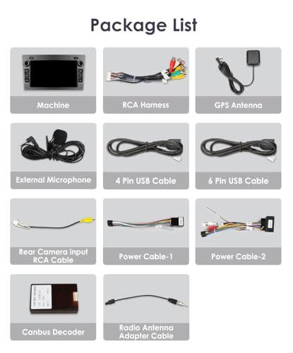 Ossuret Radio samochodowe Android 14 Carplay do Vauxhall: Corsa, Meriva, Tigra, Twintop, Vectra Combo, Astra Vivaro, Signum Zafra, 2GB+32GB, GPS, 7 cali
