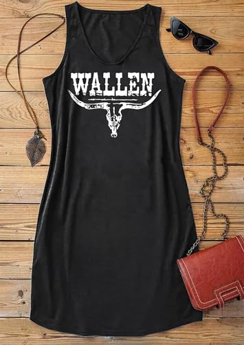 Image of CHUNTIANRAN Mini Dress for Women Swimsuit Coverup Beach Hawaiian Tank Dress | Country Concert Outifts for Women Summer Dress Vacation Outfits