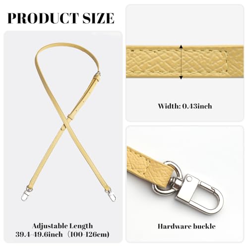 Image of SENTEN Purse Straps Replacement for Longchong Bag Women, Leather Crossbody Shoulder Strap Kit Adjustable for XS Longchong Bag