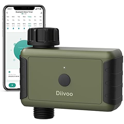 Diivoo Bluetooth Sprinkler Timer for Gardens Cover