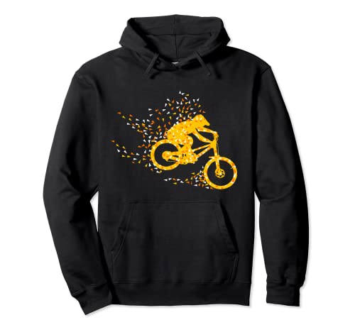 Downhill Geometry Polygon MTB Mountain Bike Bike Park Pullover Hoodie