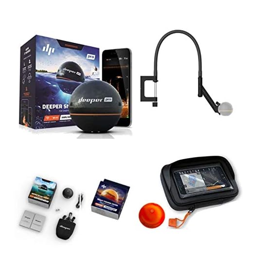 Deeper Smart Sonar Pro Set + Nattfiskeöverdrag + Flexarm + fodral