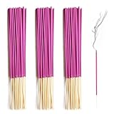 Gekamoyue 150 Varillas, Juego de Rosa, Hecho a Mano con Resina Natural y Aceites Esenciales para Meditación, Relajación y Aromaterapia