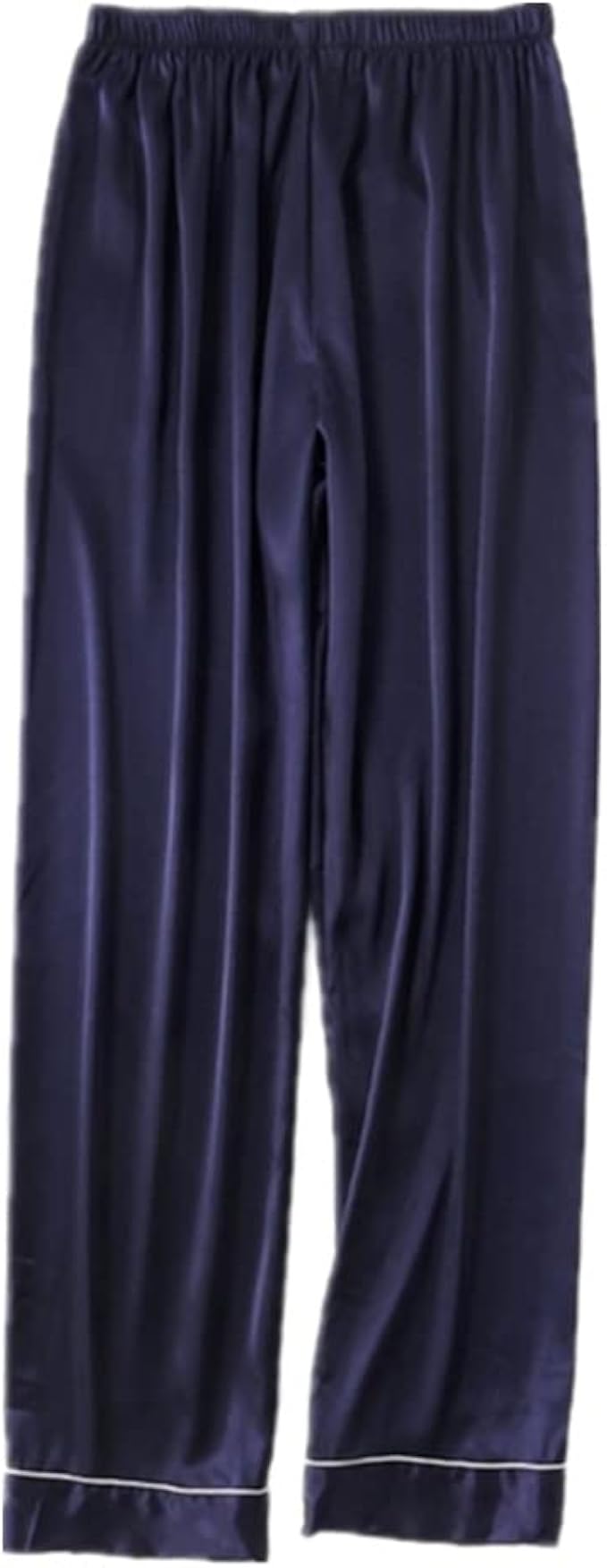 Camisa manga larga y pantalón de seda marrón hombres | Zuri