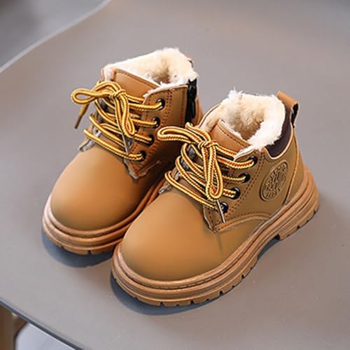 IWIHMIV Toddler Ankle Boots Boys Girls Winter Snow Boots Comfortable Warm Boot Outdoor Waterproof Non Slip Walking Booties3