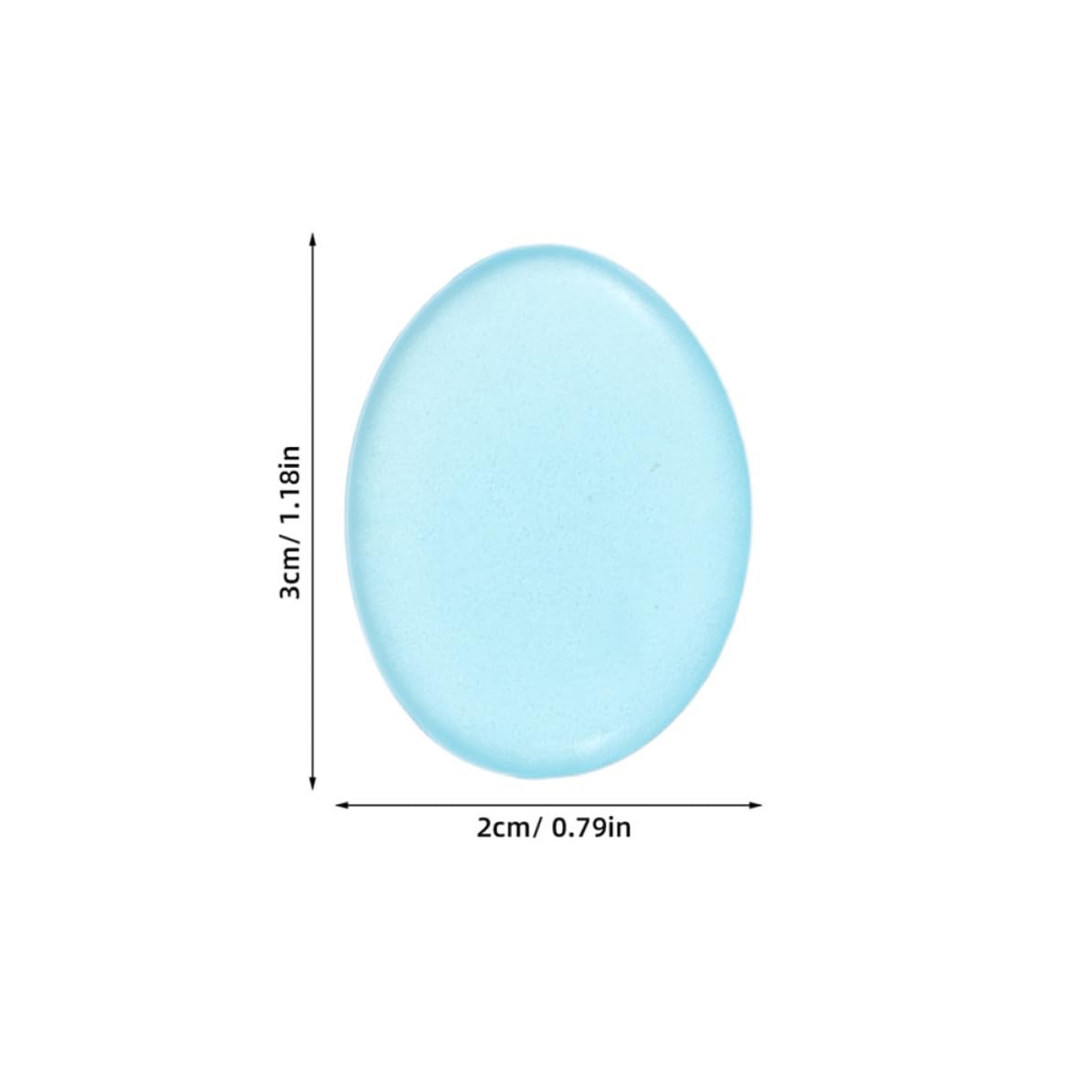 300pcs in Dark Pebbles Xmas for Fish Tank Blue Resin Glow