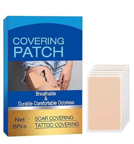 TWMKLP Tattoo Cover Up Patch, 6 Ct, Ultra-Thin, Water-Resistant