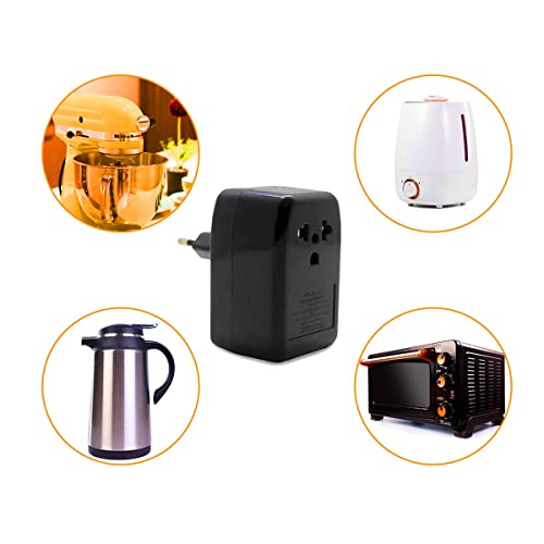 Conversor De Voltagem 220v/110v Auto Transformador 110v / 220v Potência De 50w Para Tomada De Parede