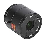 Cyrank 6mm 3 MP CCTV Camera Lens, F1.4 Professional CS Mount 1/2.5" Security Camera Len Fixed Focal Length Lens for Security Surveillance Camera