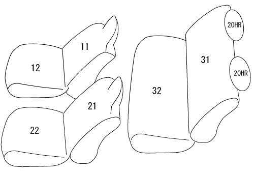クラッツィオ シートカバー ミライース 41EDG6580K
