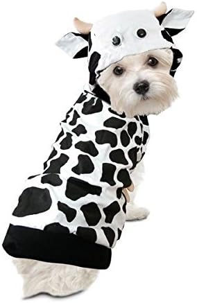 Dog Costume - Cow Costumes Moo Moo Outfits for Dogs As Farm Animal(Size 2)