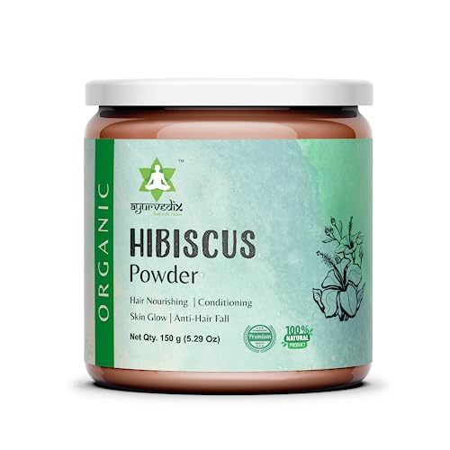 Image of Organic Hibiscus Powder 450g | Hibiscus Flower Powder | Supports Hair Care, Skin Care & Herbal Tea | Non-GMO, Vegan | No Added Preservatives