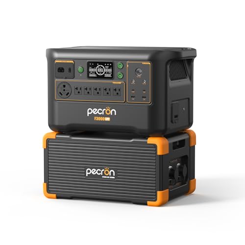 Pecron Portable Power Station F3000LFP with Extra Battery