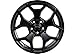 RTX RANCH Custom Wheel - 17x7.5, 35 Offset, 5x108 Bolt Pattern, 63.4mm Hub - Satin Black Rim