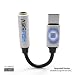 Pixel 2 Usb C to 3.5mm Audio adapter,AirsFish Type C male to 3.5mm Female Stereo Earphone Converter,Realtek Chip/Hi-res/DAC Headphone Cord for Pixel 2/2XL,HTC U11,Moto Z2,Samsung S8/N8,Nexus.(Silver)