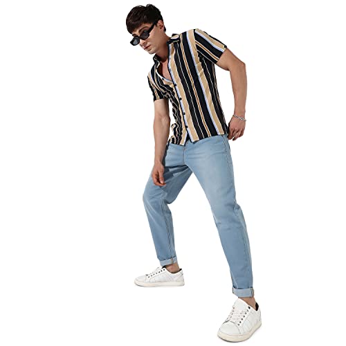 Image of Campus Sutra Men's Regular Fit Mid Rise Jeans