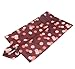 Itraveller 7 set Luggage packing Organizer-3 Travel Cubes for Packing 3 Packing Organizer Bags with 1 Shoe Bag-Travel Suitcase Organizer (Wine Red Flower)