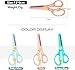 ANJOBIBI,Safety Craft Scissors For Kids 3-Pack,Preschool Training Scissors,Ergonomic Handle Perfect for Paper Cutting-2.0 (Pink+ Baby blue+ Deep Blue)
