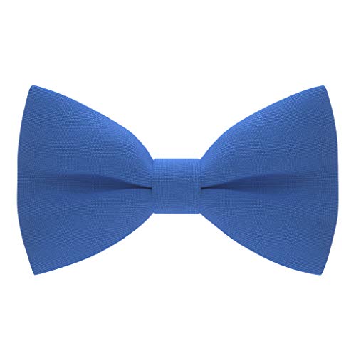 Baby Bow Tie for Boys Girls Kids Cute Natural Blue Bow Tie Expands Our Color Line - Light Sky Deep Navy Blue Bowties and Electric Royal Blue Clip on Bow Ties - shop Bow Tie House (Small, Natural Blue)