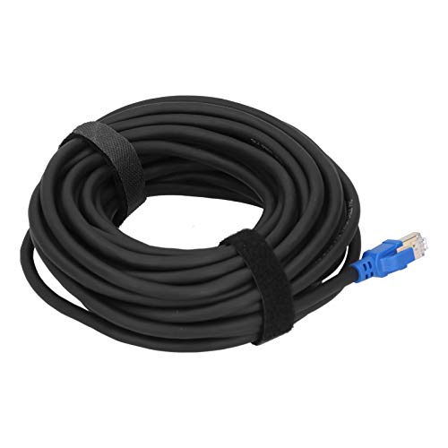Cable Ethernet Cat8 Cables LAN RJ45 Chapados en Oro de Alta Velocidad para Adaptadores de Redes, Ethernet Cat8 de 40 Gbps 2000 Mhz para Hogar/oficina Inteligente (10 m/32,8 pies)