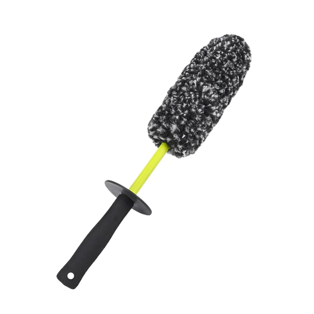 UDSKNV[KSL Sheep Wool-Like Fiber Brush for Car Truck Wheel Cleaning Scrubbing Without for Scratches