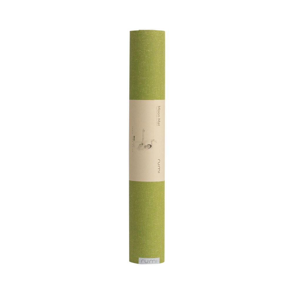 Rumi - Natural Yoga Mat - Moon Yoga Mat - 24 inches x 68 inches x 3 mm - Non Slip, Durable, Natural Rubber …