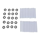 Yctze Muttern für Garagentor-Rollenwellen, Leise, 11 Mm Innendurchmesser, 80 Mm Länge, Rollenwellen, Lagerdichtungen