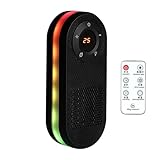 Chaleur Rapide et Fiable : Alimenté par un élément chauffant céramique avec deux réglages, ce radiateur d'appoint produit une chaleur uniforme en seulement 3 secondes, créant une atmosphère agréable dans les pièces comme la chambre ou le bureau.