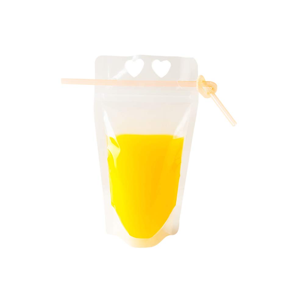 ジュースと袋 Amazon.co.jp: 100枚入り 350ml 飲料バッグ ジュース袋 密封