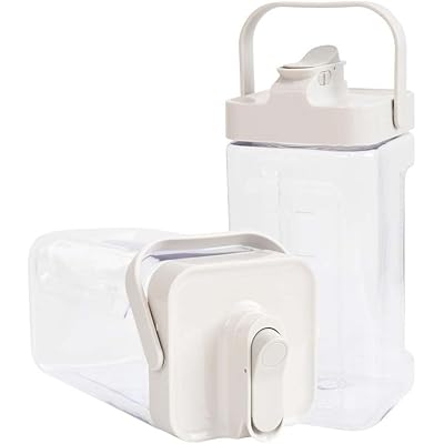 アイリスプラザ 横置きウォータージャグ 3.5L お茶ポット 冷水機 ドリンクディスペンサー 麦茶ボトル サーバー 横縦置き自由自在 グレー