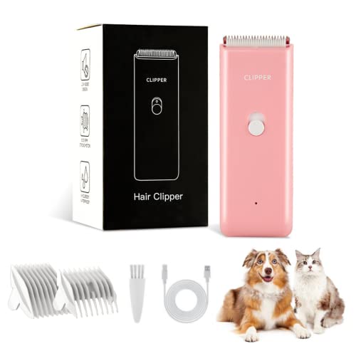 Founouly Home Professional Dog Grooming Kit Clipper Low Noise Usb Rechargeable For Dog Cat #TOP12