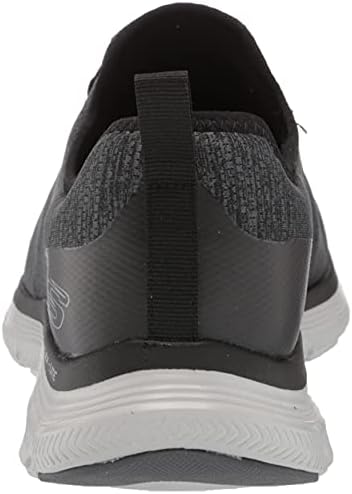Skechers Men's Flex Advantage 4.0 Contributo Loafer Oxford, Black/Gray, 10 | Image 2