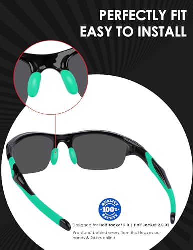 Image of BLAZERBUCK Replacement Sock Kits Earsocks & Nosepieces for Oakley Half Jacket 2.0 XL Sunglass