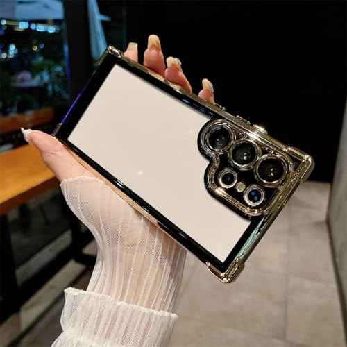 Coque rigide Samsung S23 Plus noire transparente résolvant le manque de support