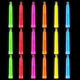 Kangtaixin 18 Knicklichter Mehrfarbig – Leuchtstäbe in 6 Farben für Party, Festival, Camping, Geburtstag und Outdoor-Aktivitäten