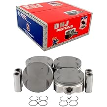 DNJ P340 Piston Set Standard for 2009-2011 Chevrolet Pontiac Aveo Aveo5 G3 1.6L L4 16V DOHC 1598cc