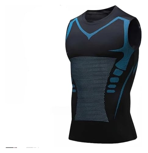 Hombre Shaper Chaleco Chaleco moldeador for hombre, chaleco adelgazante, moldeador de cuerpo, camisetas de compresión, camiseta sin mangas, Control de barriga, camisas de Fitness de secado rápido Para