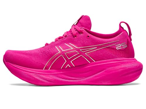 ASICS Women's Gel-Nimbus 25 Running Shoes, 6.5, Pink Rave/Pure Silver by ASICS - Used condition - Image 4
